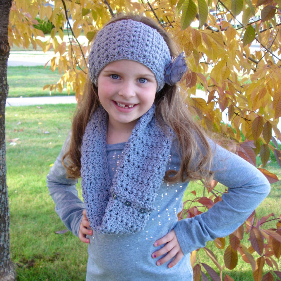 Crochet Pattern for Star Stitch Infinity Scarf or Cowl | Crochet Scarf Pattern | Infinity Cowl Crocheting Pattern | DIY Written Crochet Instructions