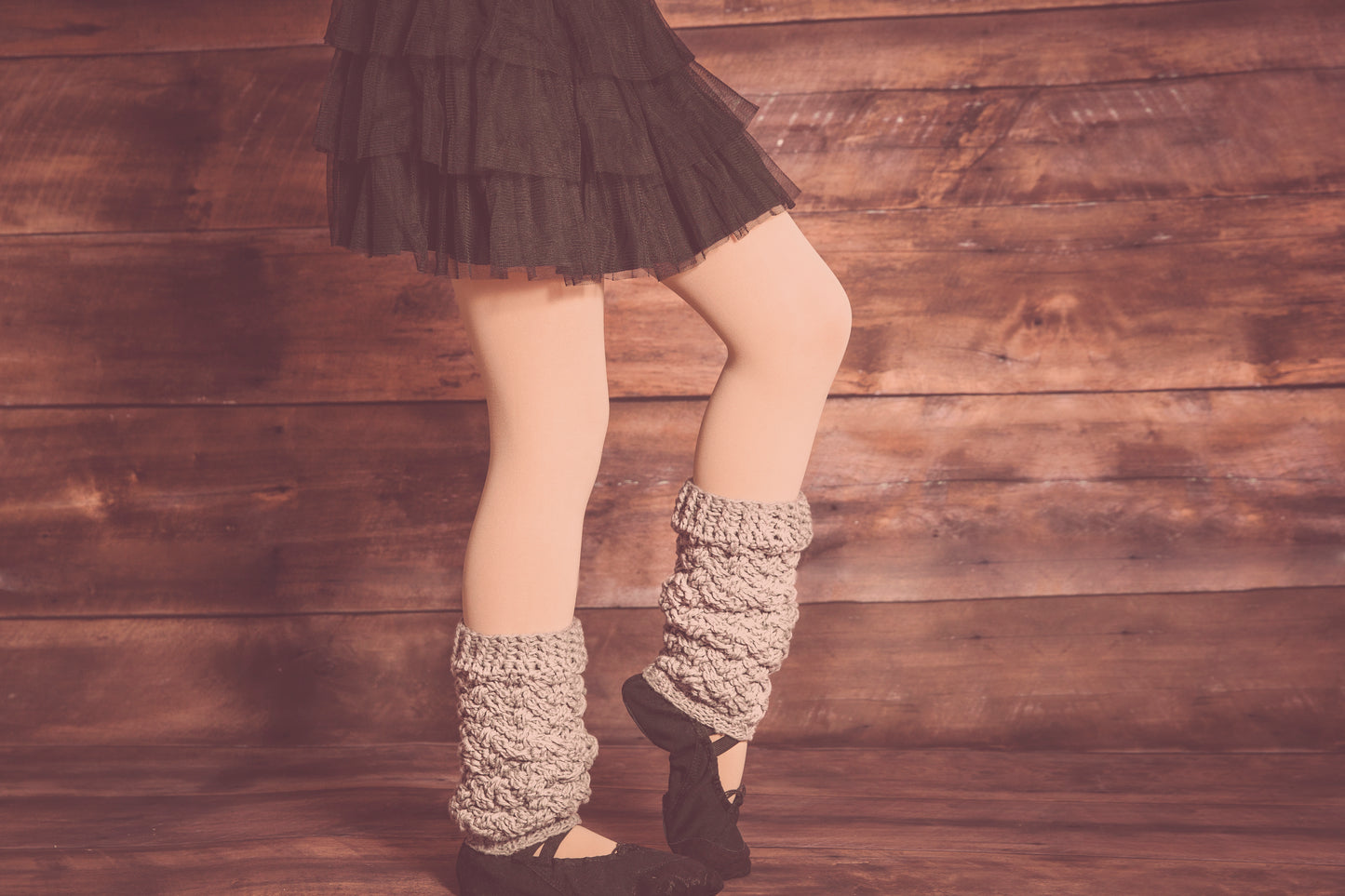 Diagonal Weave Leg Warmers | Handmade Cotton Leg Warmers | One Size Fits Most Children | Ready To Ship