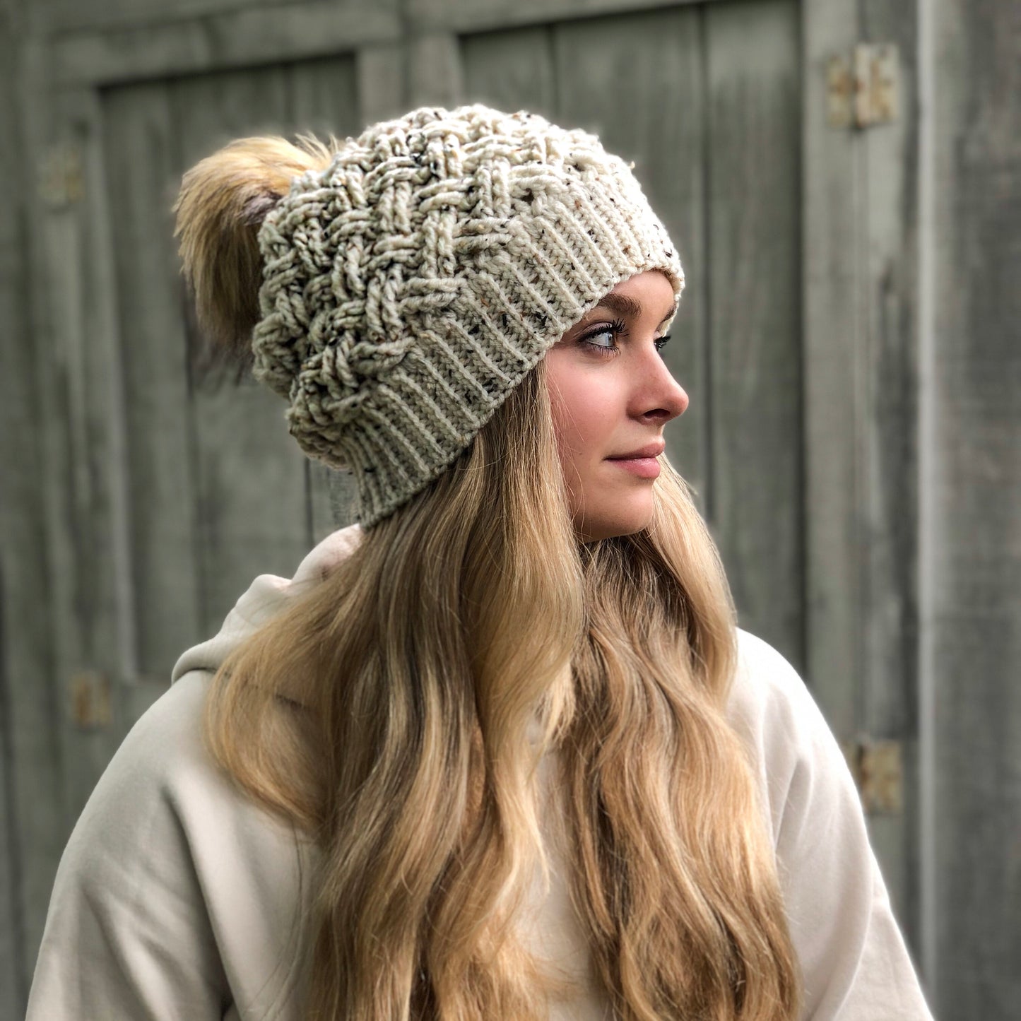 Crochet Pattern for Mini Tundra Weave Slouch | Crochet Hat Pattern | Hat Crocheting Pattern | DIY Written Crochet Instructions