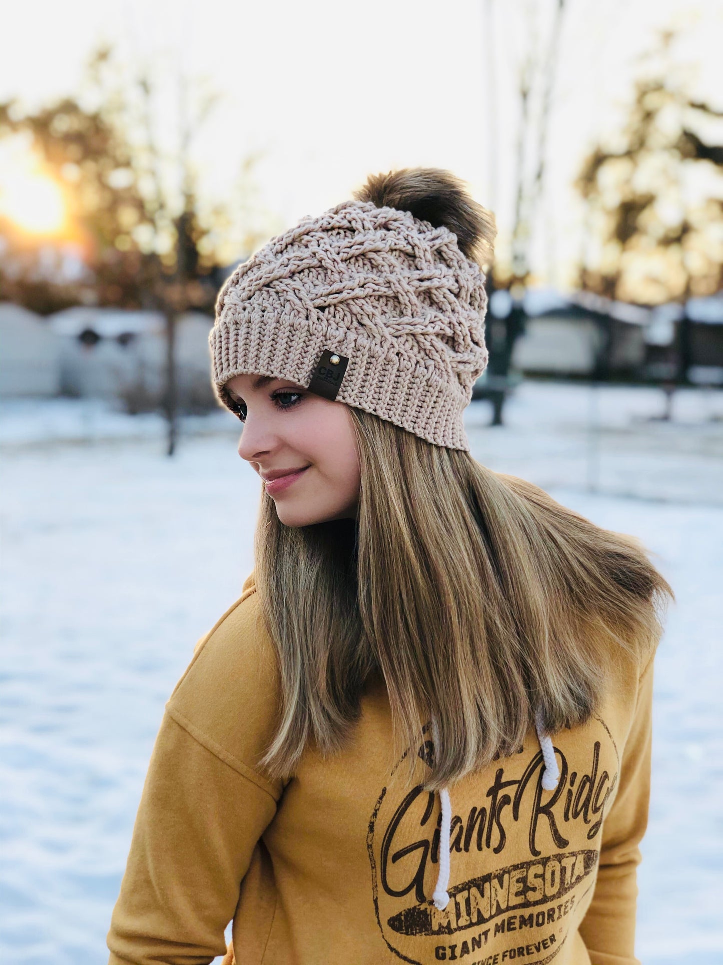 Crochet Pattern for Arctic Weave Slouch | Crochet Hat Pattern | Hat Crocheting Pattern | DIY Written Crochet Instructions