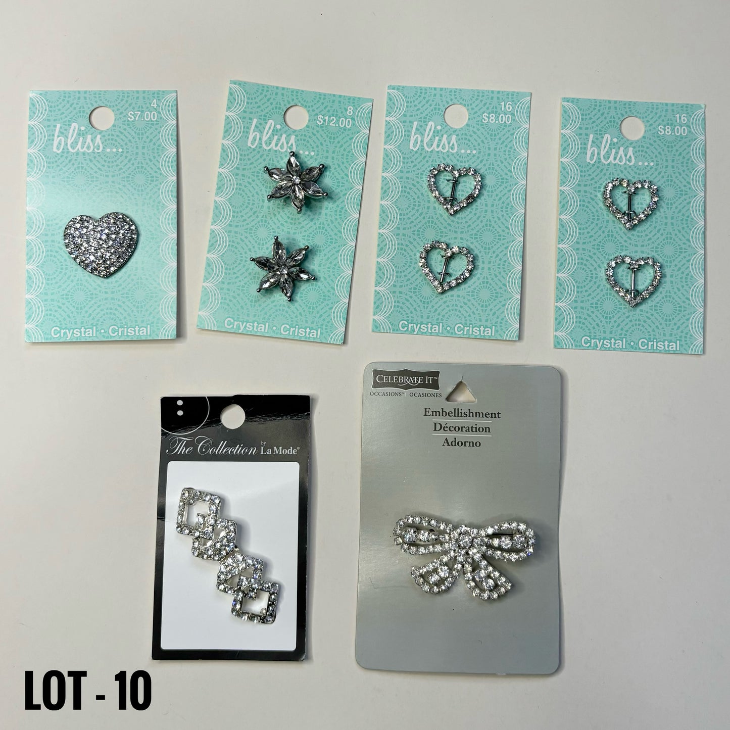 BUTTONS: Assorted Lots (various colors and sizes)