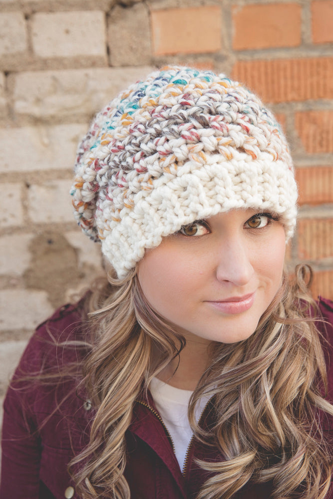 Crochet Pattern for Nordic Beanie | Crochet Hat Pattern | Hat Crocheting Pattern | DIY Written Crochet Instructions