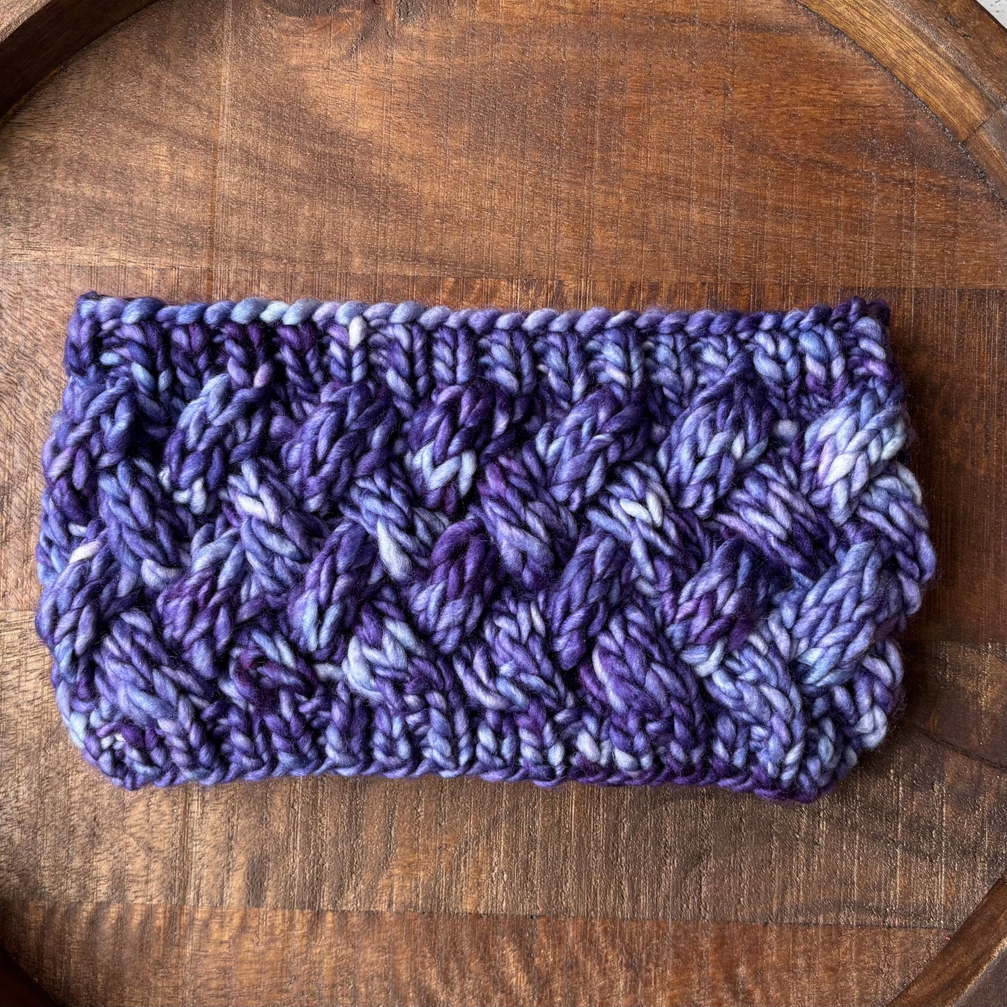 Yukon Headband | LUXURY Handmade 100% Merino Wool Knit Headband | Manos del Uruguay Franca | Adult Size | Ready To Ship