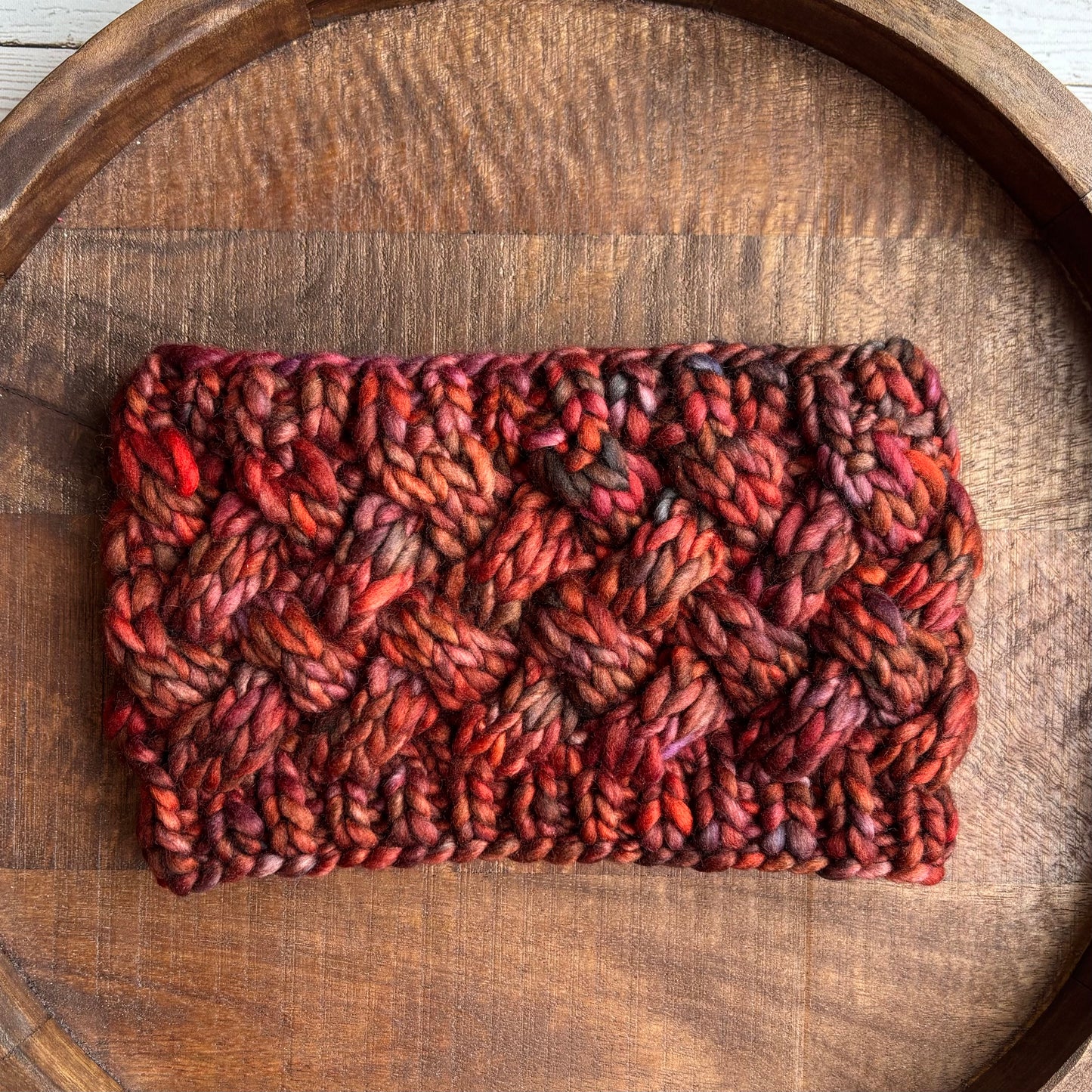 Yukon Headband | LUXURY Handmade 100% Merino Wool Knit Headband | Malabrigo Rasta | Adult Size | Ready To Ship