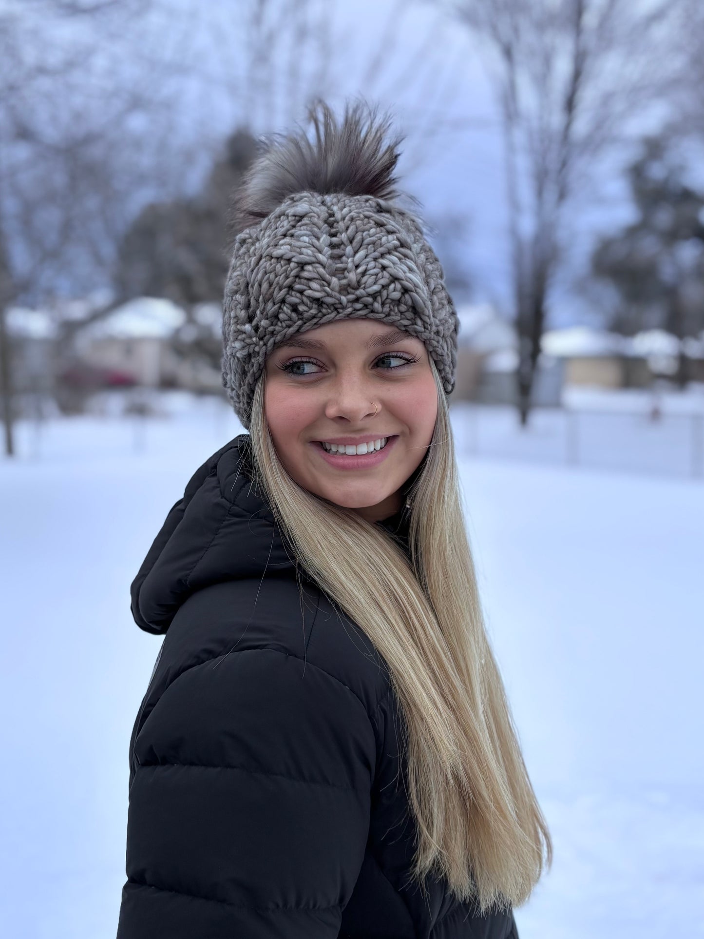 KNIT Pattern for Convergence Beanie | Knit Hat Pattern | Hat Knitting Pattern | DIY Written Knit Instructions