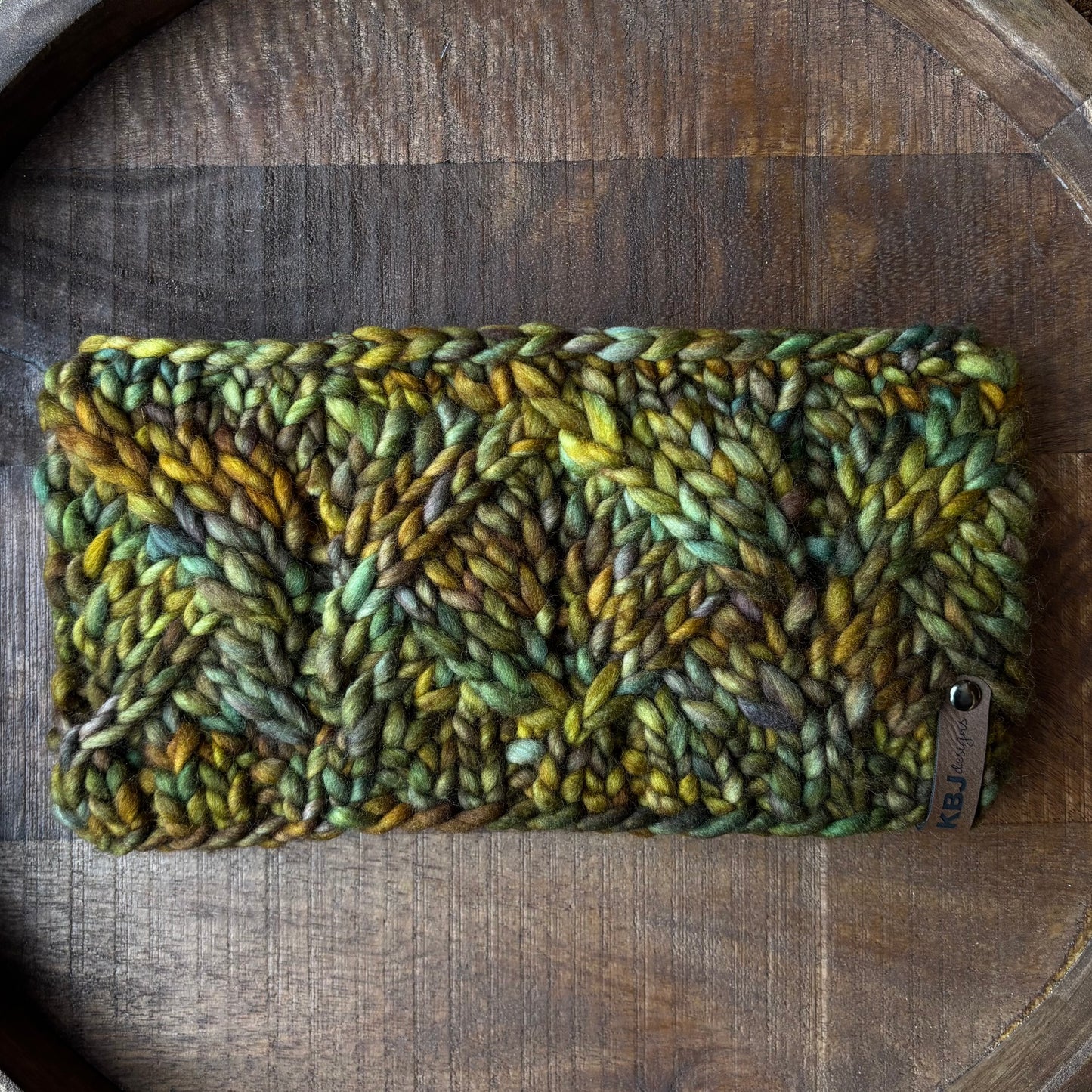 Convergent Headband | LUXURY Handmade 100% Merino Wool Knit Headband | Malabrigo Rasta | Adult Size | Ready To Ship