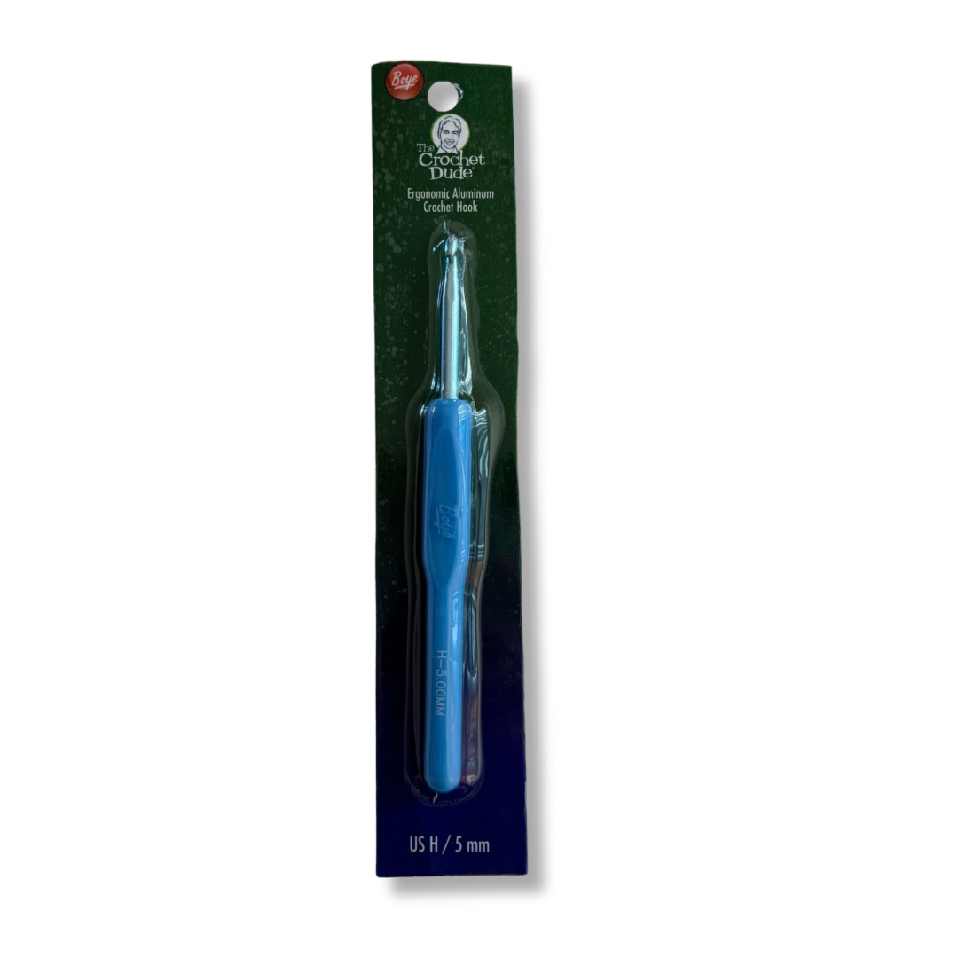TOOLS: "The Crochet Dude" Ergonomic Aluminum Crochet Hook by Boye