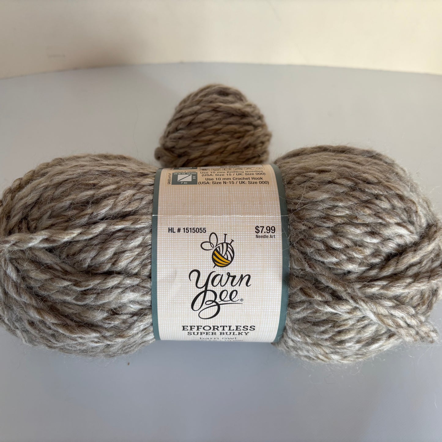 YARN: Yarn Bee Effortless Super Bulky Yarn in Barn Owl (1)