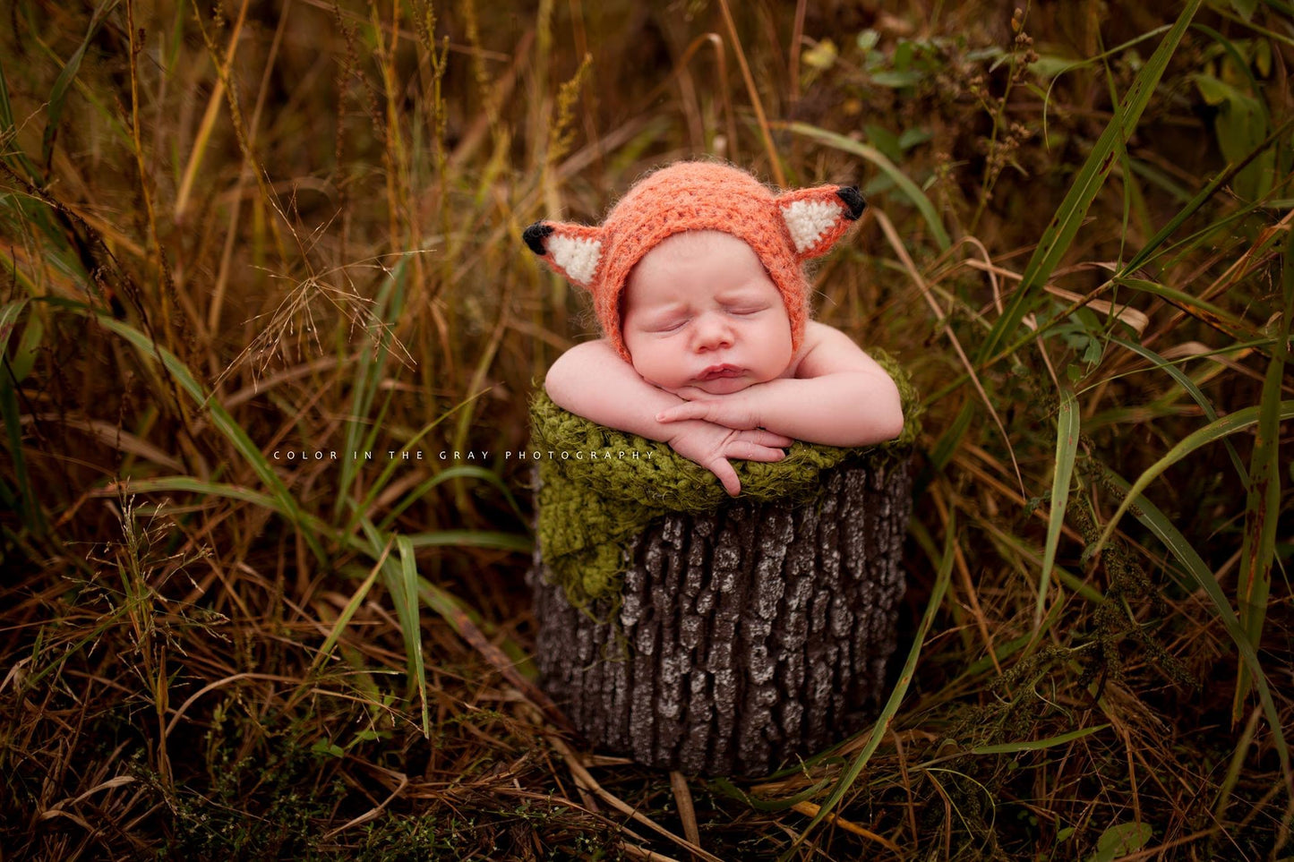 Crochet Pattern for Woodland Fox or Bear Baby Bonnet | Crochet Baby Bonnet Pattern | Baby Hat Crocheting Pattern | DIY Written Crochet Instructions