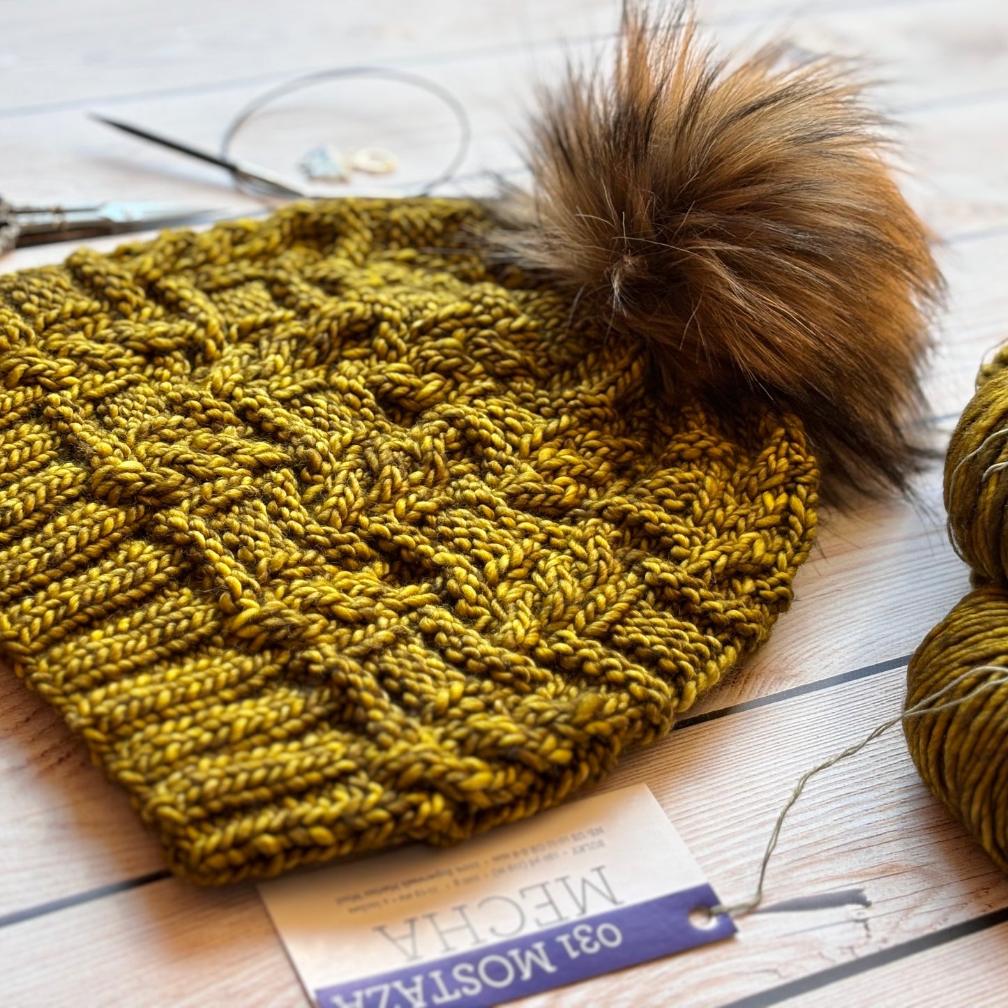 KNIT Pattern for Boxed Cables Beanie | Knit Hat Pattern | Hat Knitting Pattern | DIY Written Knit Instructions