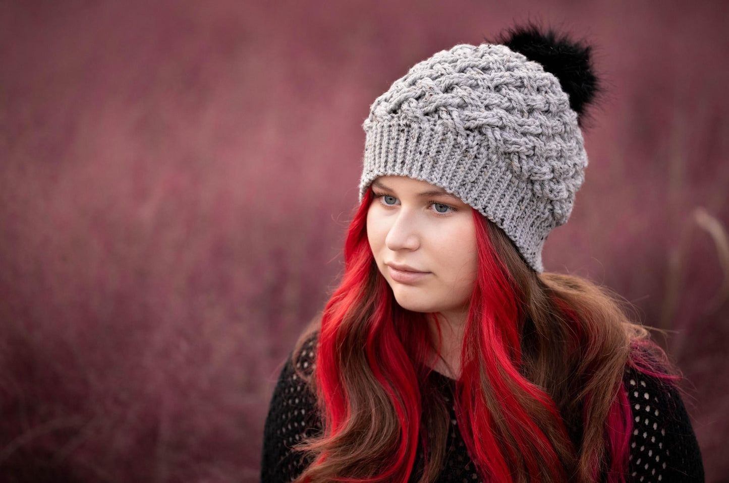 Crochet Pattern for Mini Tundra Weave Slouch | Crochet Hat Pattern | Hat Crocheting Pattern | DIY Written Crochet Instructions