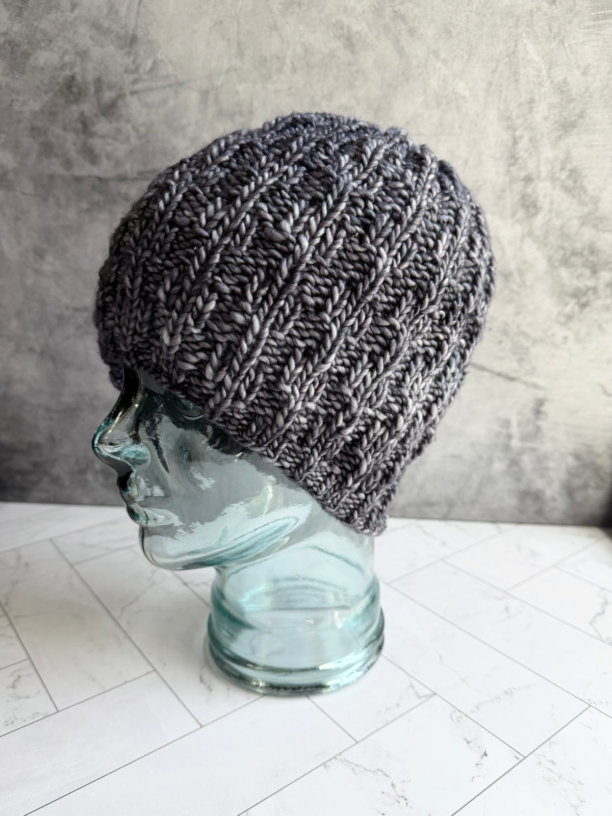 KNIT Pattern for Due North Beanie | Knit Hat Pattern | Hat Knitting Pattern | DIY Written Knit Instructions