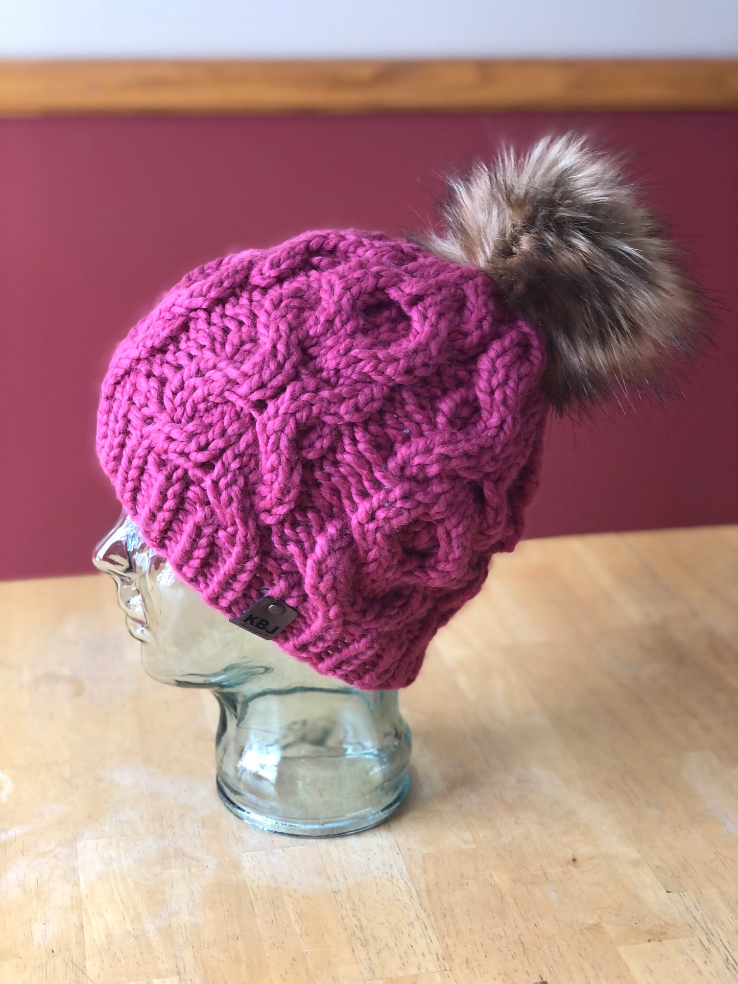ADULT SIZES - MULTIPLE COLORS & STYLE OPTIONS | Premium Handmade Knit Beanie | Detachable Faux Fur Pom Pom | Ready To Ship