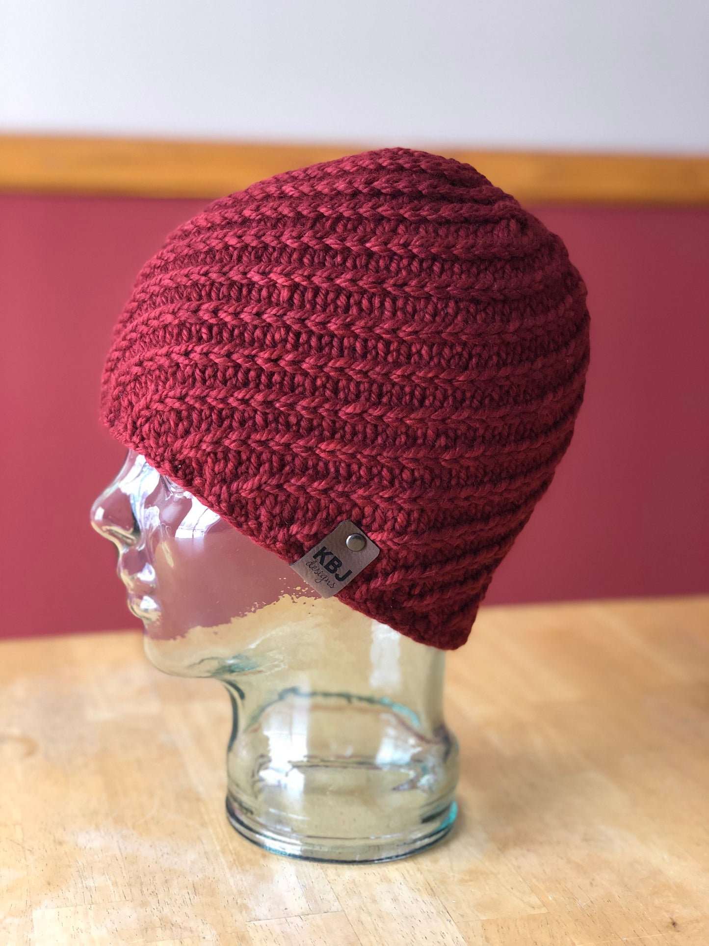 Convolution Beanie | LUXURY Handmade 100% Merino Wool Knit Beanie | Malabrigo Chunky | ADULT size | Ready To Ship