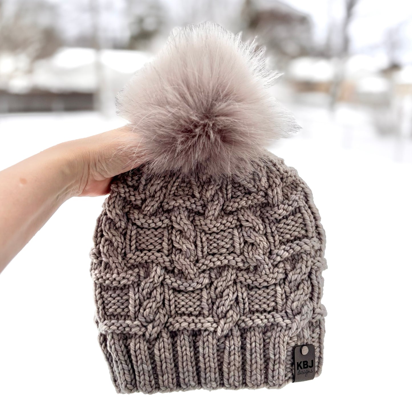 KNIT Pattern for Boxed Cables Beanie | Knit Hat Pattern | Hat Knitting Pattern | DIY Written Knit Instructions