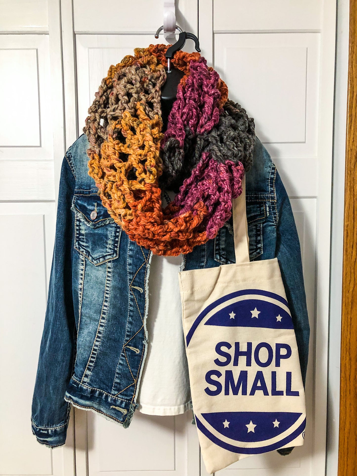 YARN: Lion Brand Mandala Thick & Quick Super Bulky yarn in "Turbine" - Lot of 2 skeins