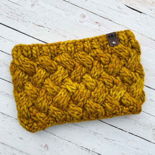 Yukon Cowl | LUXURY Handmade 100% Merino Wool Knit Cowl | Malabrigo Rasta  | One Size Fits Most | Ready To Ship