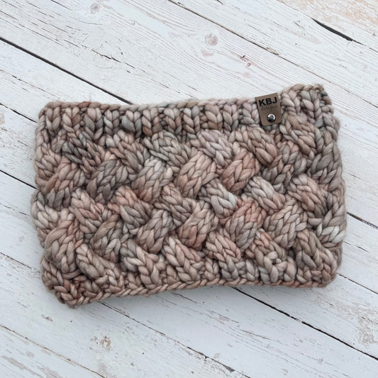 Yukon Cowl | LUXURY Handmade 100% Merino Wool Knit Cowl | Malabrigo Rasta  | One Size Fits Most | Ready To Ship