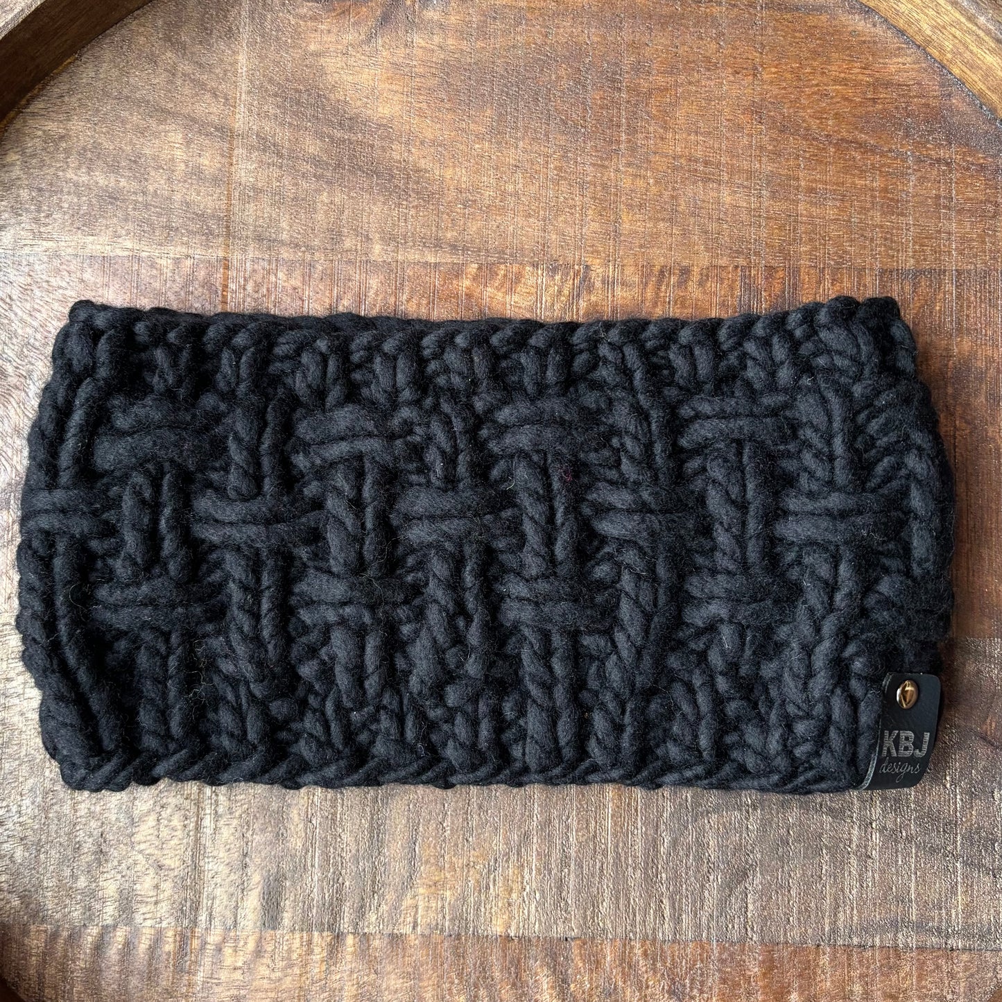 Wicker Weave Headband | LUXURY Handmade 100% Merino Wool Knit Headband | Malabrigo Rasta | Adult Size | Ready To Ship