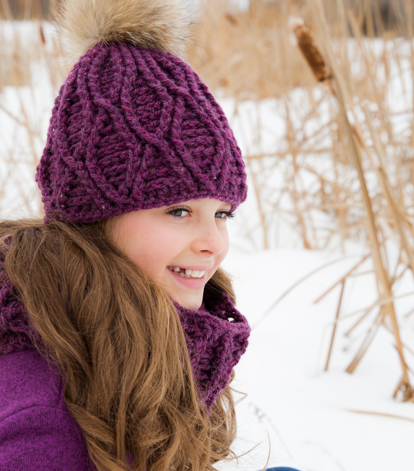 Crochet Pattern for Winter Frost Chunky Beanie | Crochet Hat Pattern | Hat Crocheting Pattern | DIY Written Crochet Instructions