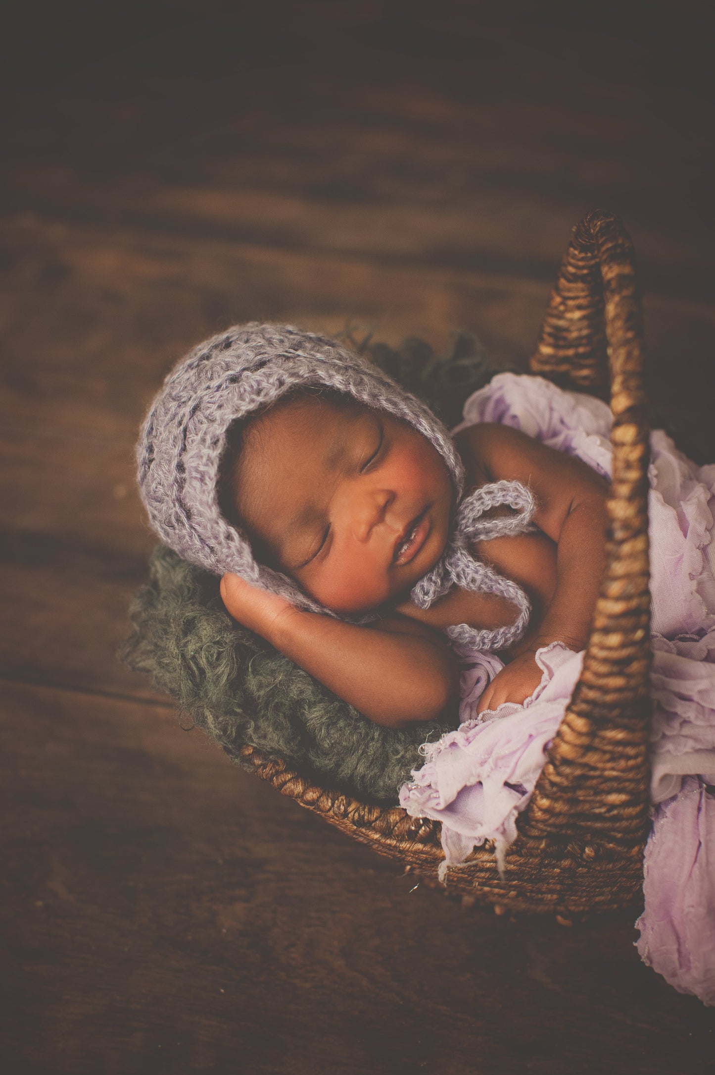 Crochet Pattern for Mohair Vivian Baby Bonnet | Crochet Baby Bonnet Pattern | Baby Hat Crocheting Pattern | DIY Written Crochet Instructions