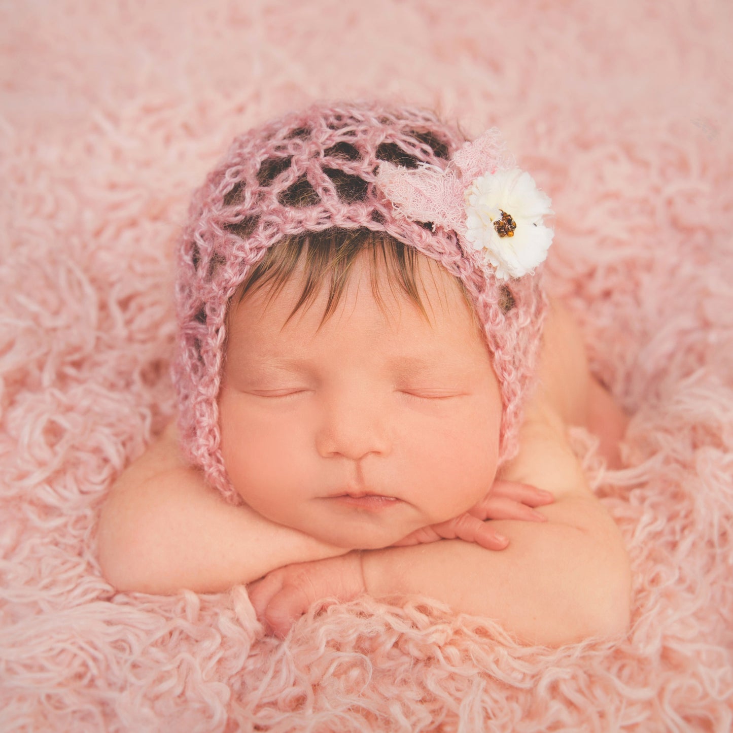 Crochet Pattern for Tempest Baby Bonnet | Crochet Baby Bonnet Pattern | Baby Hat Crocheting Pattern | DIY Written Crochet Instructions