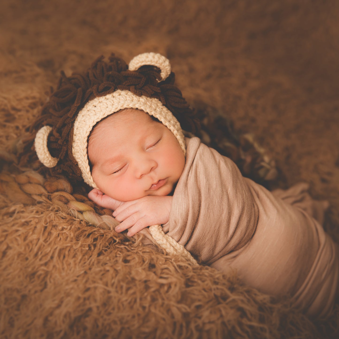 Crochet Pattern for Lion and Lioness Baby Bonnet | Crochet Baby Bonnet Pattern | Baby Hat Crocheting Pattern | DIY Written Crochet Instructions
