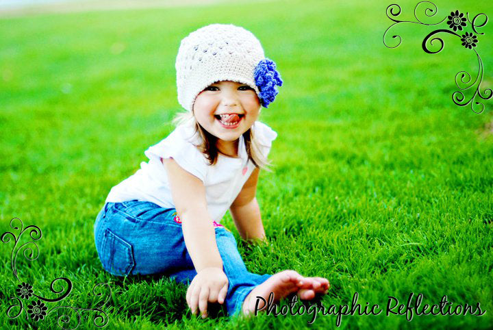 Crochet Pattern for Taryn Hat (with interchangeable flowers) | Crochet Hat Pattern | Hat Crocheting Pattern | DIY Written Crochet Instructions