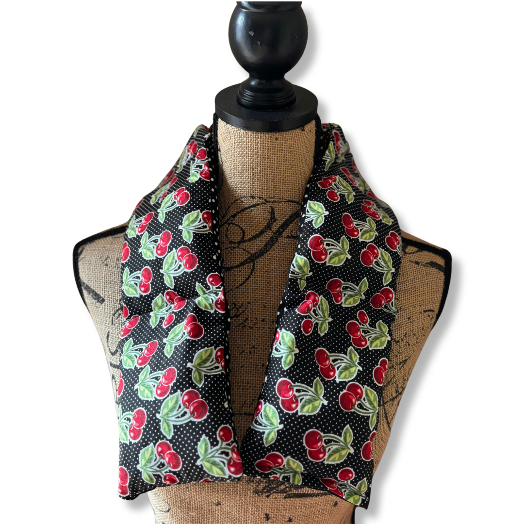 Neck Wrap | Cherry Pit Filling | Handmade Therapy Pack | Use Hot or Cold | Various Options | Luxury Gift