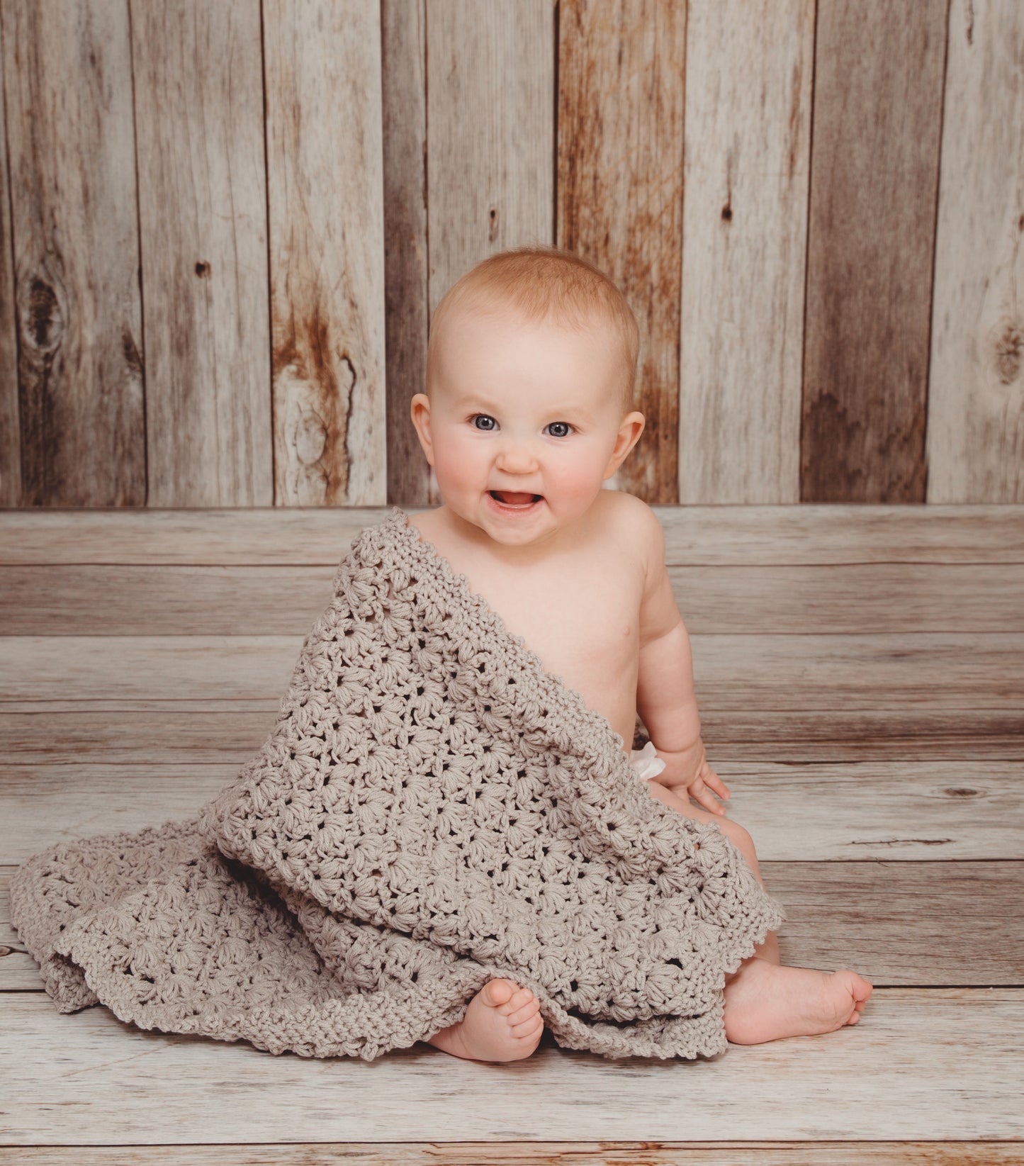 Crochet Pattern for Snow Flurry Baby Blanket | Crochet Blanket Pattern | Baby Blanket Crocheting Pattern | DIY Written Crochet Instructions