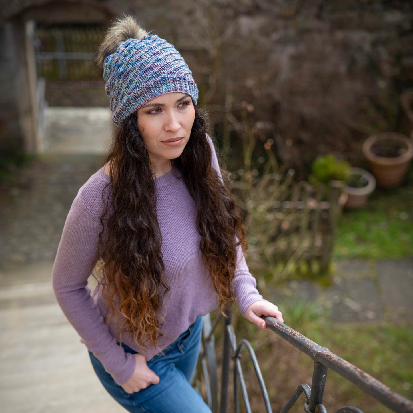 KNIT Pattern for Alpine Swirl Hat | Knit Hat Pattern | Hat Knitting Pattern | DIY Written Knit Instructions