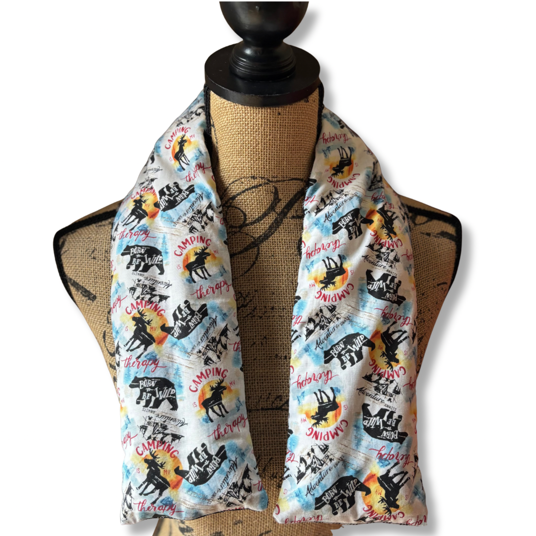 Neck Wrap | Corn Filling | Handmade Therapy Pack | Use Hot or Cold | Various Options | Luxury Gift