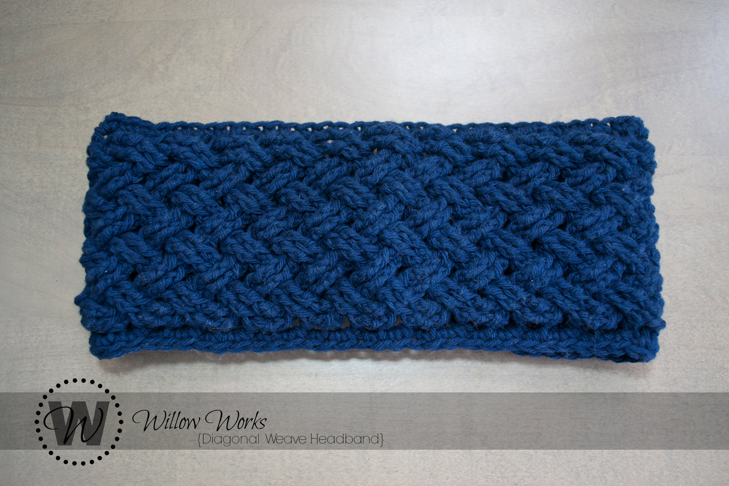 Crochet Pattern for Diagonal Weave Ear Warmer Headband | Crochet Headband Pattern | Ear Warmer Crocheting Pattern | DIY Written Crochet Instructions