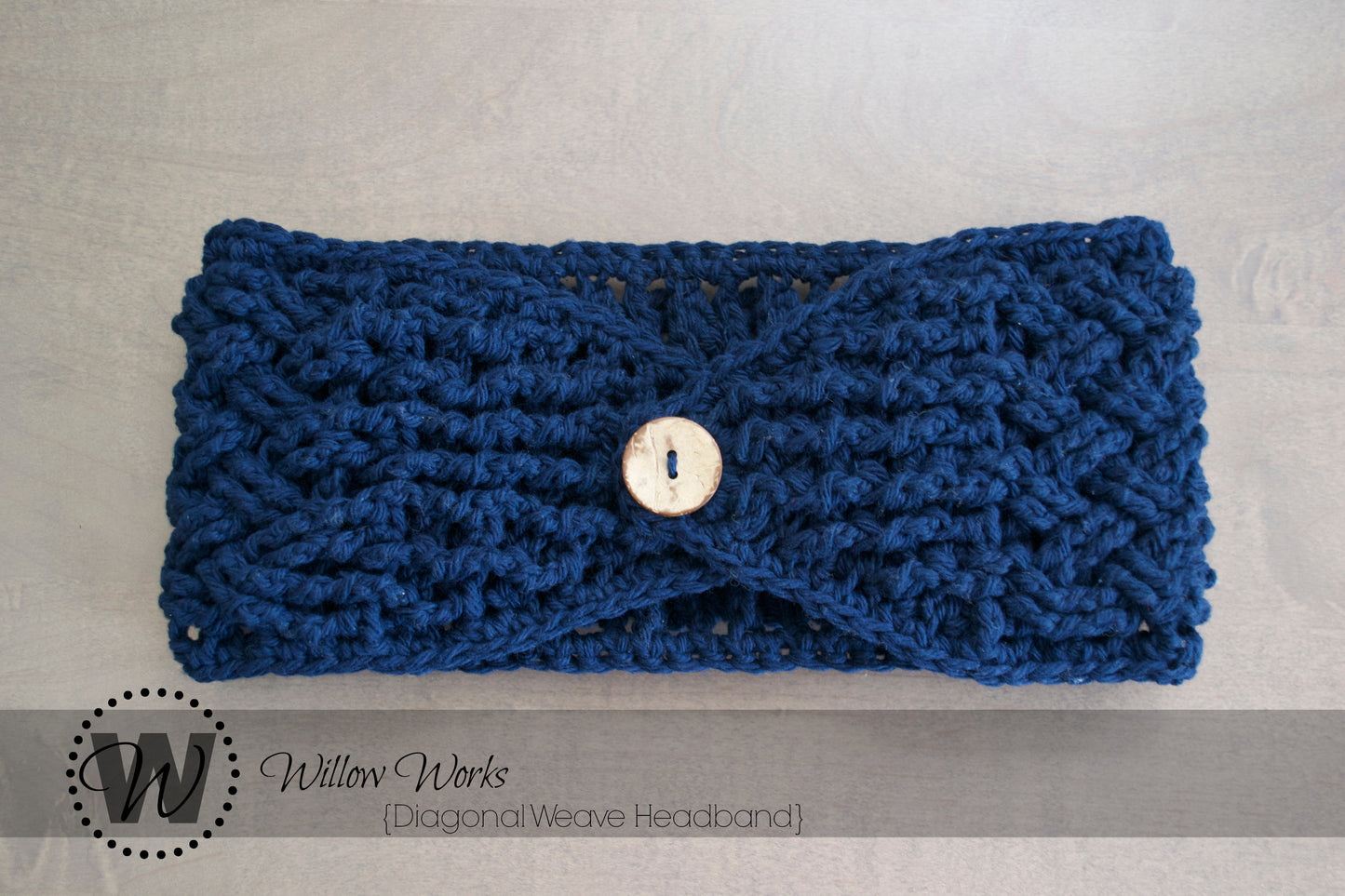 Crochet Pattern for Diagonal Weave Ear Warmer Headband | Crochet Headband Pattern | Ear Warmer Crocheting Pattern | DIY Written Crochet Instructions