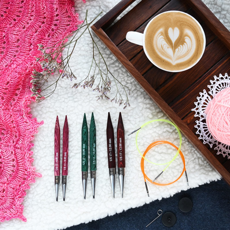 Knitter's Pride 4.5" Interchangeable Circular Needle Set Chunky | Dreamz Collection