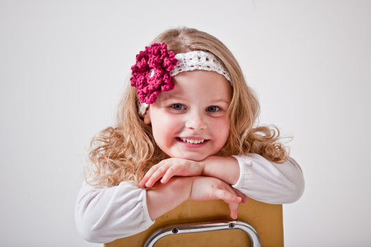 Crochet Pattern for Loopy Flower Headband | Crochet Headband Pattern | Headband Crocheting Pattern | DIY Written Crochet Instructions