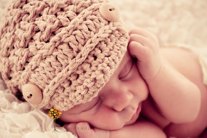 Crochet Pattern for Textured Newsboy Beanie | Crochet Hat Pattern | Hat Crocheting Pattern | DIY Written Crochet Instructions