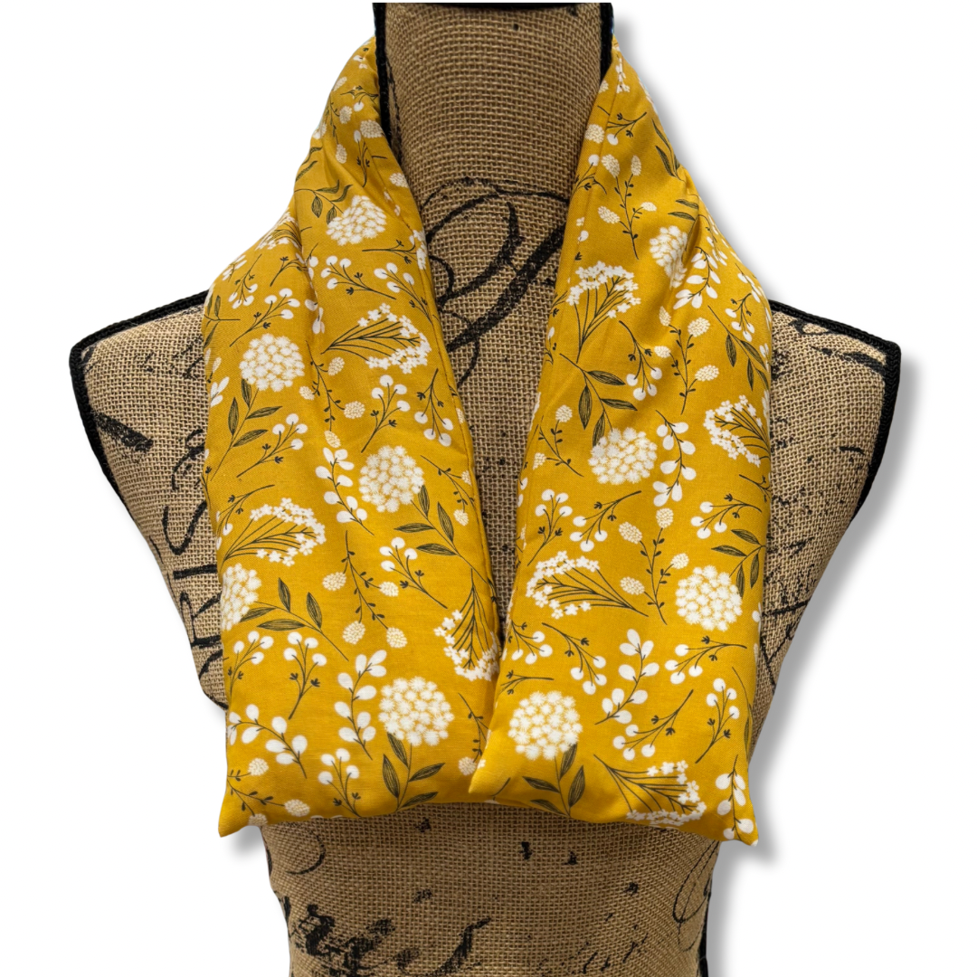 Neck Wrap | Jasmine Rice Filling | Handmade Therapy Pack | Use Hot or Cold | Various Options | Luxury Gift