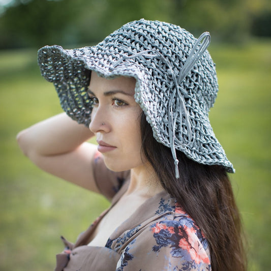 Crochet Pattern for Summer Solstice Sun Hat | Crochet Hat Pattern | Hat Crocheting Pattern | DIY Written Crochet Instructions