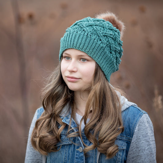 Crochet Pattern for Arctic Weave Slouch | Crochet Hat Pattern | Hat Crocheting Pattern | DIY Written Crochet Instructions
