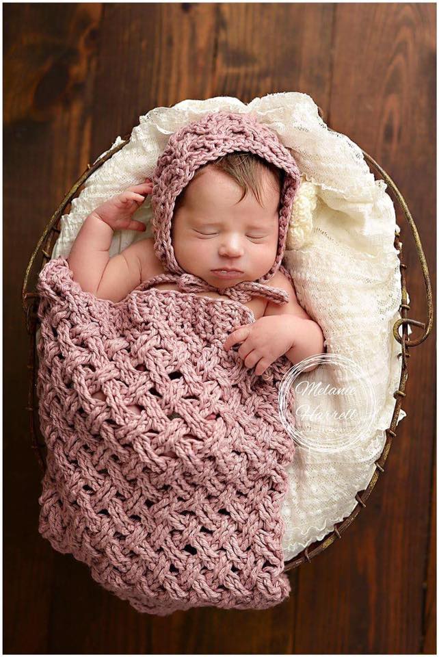 Crochet Pattern for Diagonal Weave Baby Cocoon | Crochet Snuggle Sack Pattern | Baby Cocoon Crocheting Pattern | DIY Written Crochet Instructions