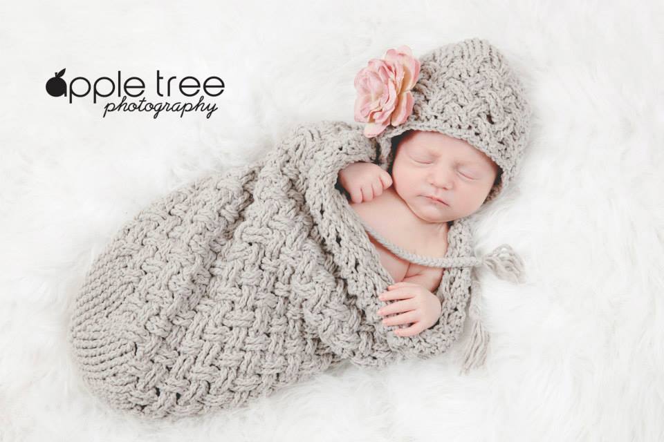 Crochet Pattern for Diagonal Weave Baby Cocoon | Crochet Snuggle Sack Pattern | Baby Cocoon Crocheting Pattern | DIY Written Crochet Instructions
