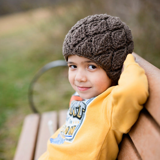 Crochet Pattern for Solitaire Beanie | Crochet Hat Pattern | Hat Crocheting Pattern | DIY Written Crochet Instructions