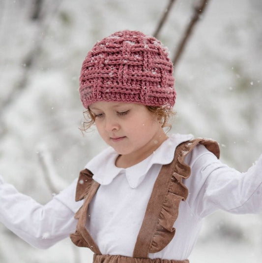 Crochet Pattern for Winter Weave Beanie | Crochet Hat Pattern | Hat Crocheting Pattern | DIY Written Crochet Instructions