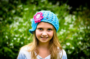 Crochet Pattern for Lily Newsgirl (Newsboy) Beanie | Crochet Hat Pattern | Hat Crocheting Pattern | DIY Written Crochet Instructions
