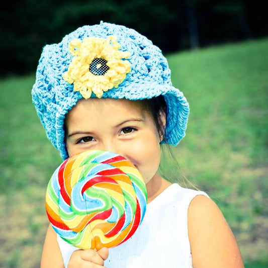 Crochet Pattern for Lily Newsgirl (Newsboy) Beanie | Crochet Hat Pattern | Hat Crocheting Pattern | DIY Written Crochet Instructions