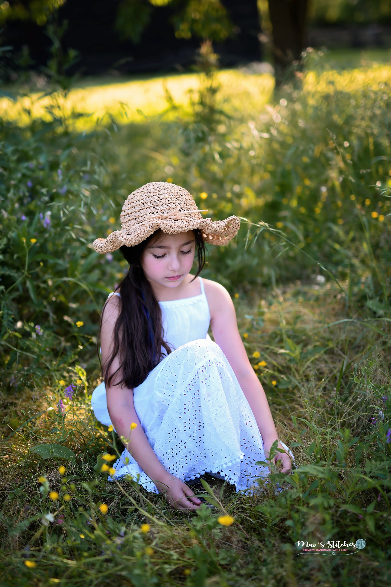 Crochet Pattern for Midsummer Eve Sun Hat | Crochet Hat Pattern | Hat Crocheting Pattern | DIY Written Crochet Instructions