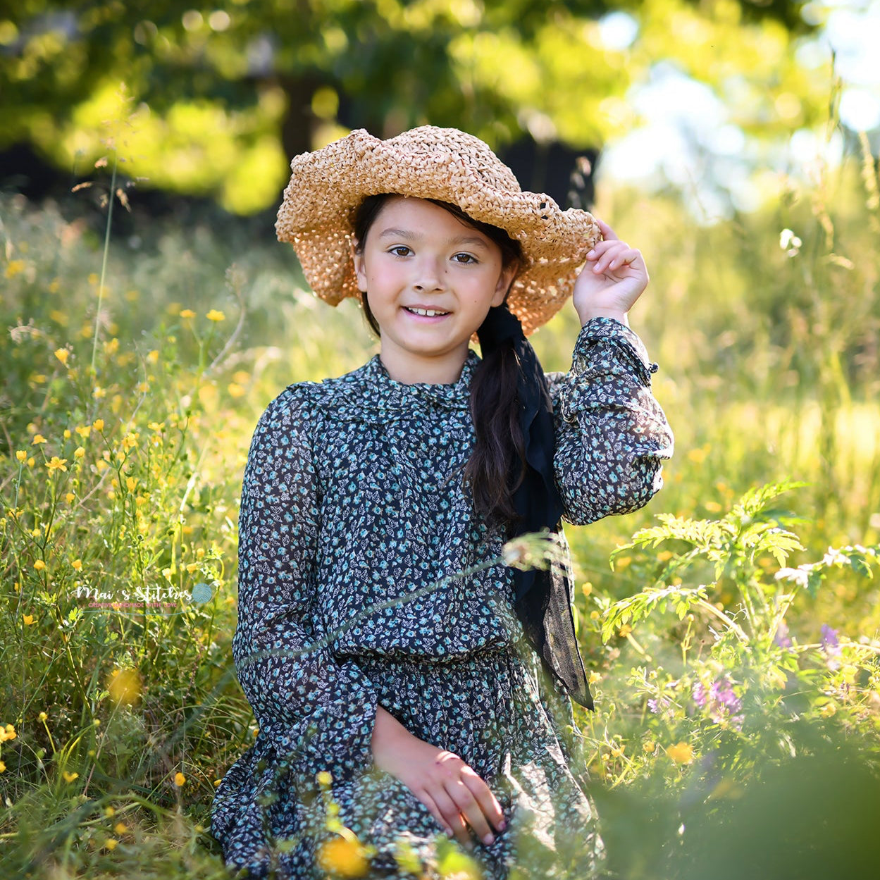 Crochet Pattern for Midsummer Eve Sun Hat | Crochet Hat Pattern | Hat Crocheting Pattern | DIY Written Crochet Instructions