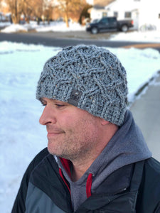 Crochet Pattern for Arctic Weave Beanie | Crochet Hat Pattern | Hat Crocheting Pattern | DIY Written Crochet Instructions