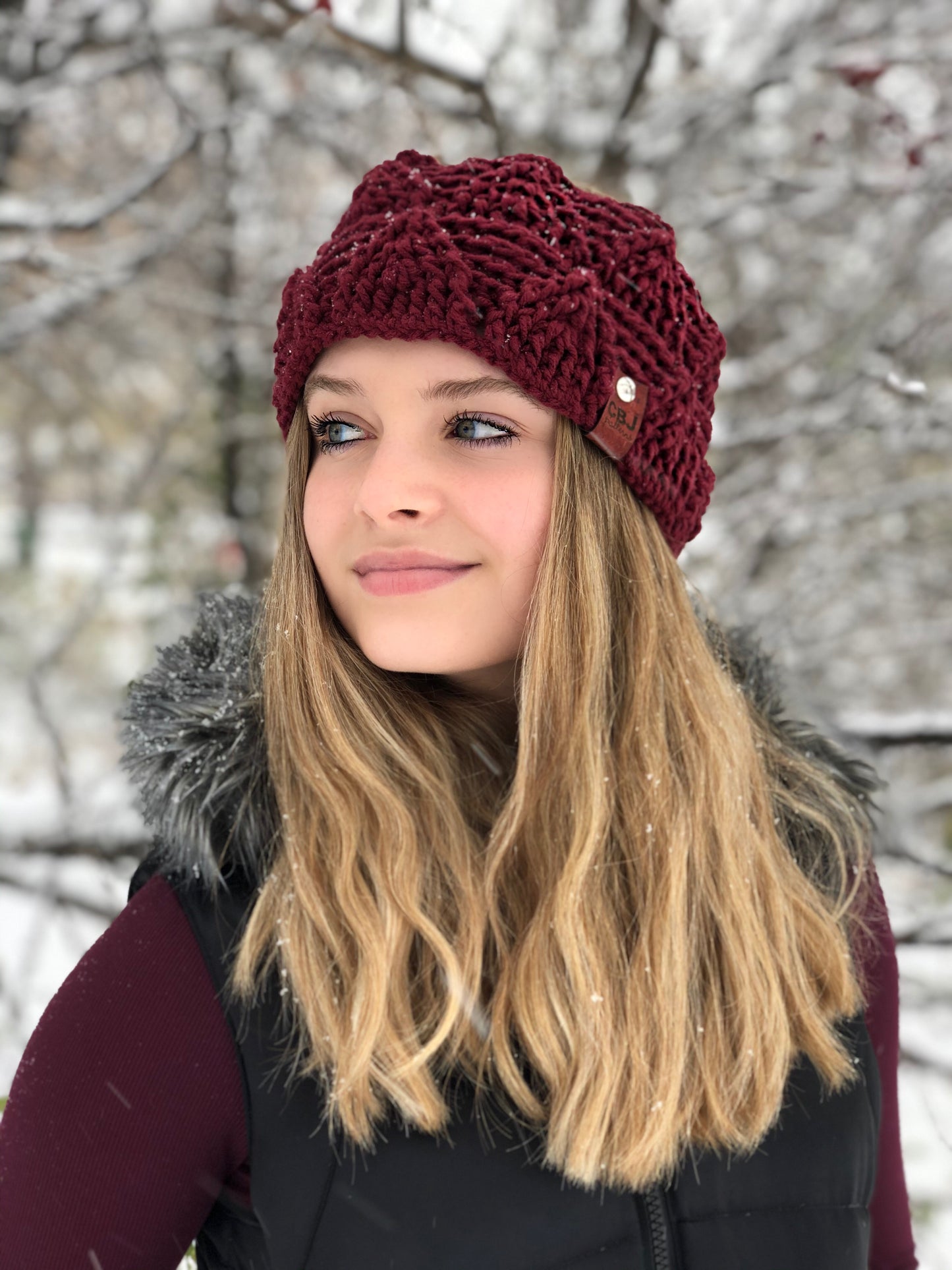 Crochet Pattern for Isosceles Ear Warmer | Crochet Headband Pattern | Ear Warmer Crocheting Pattern | DIY Written Crochet Instructions